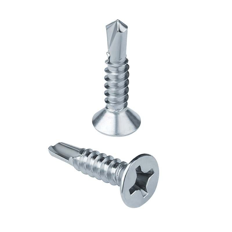 Countersunk head self drilling screw