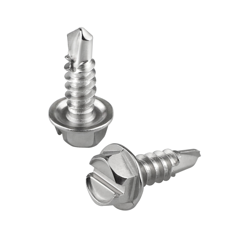 Hexagon washer self drilling screw