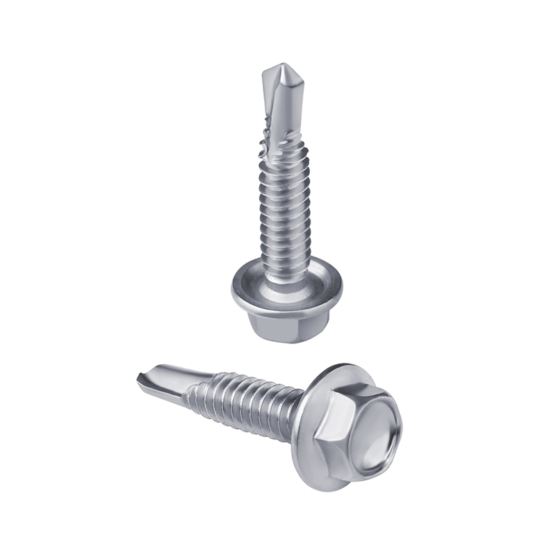 Hexagon washer self drilling screw