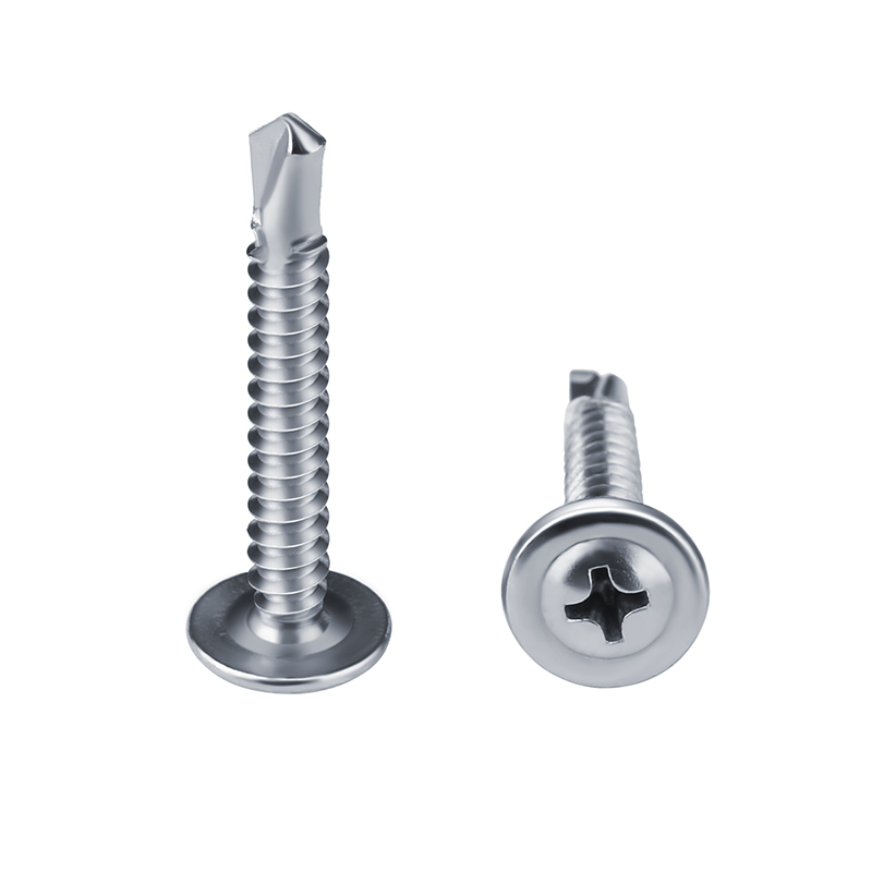 Truss wafer head self drilling screw