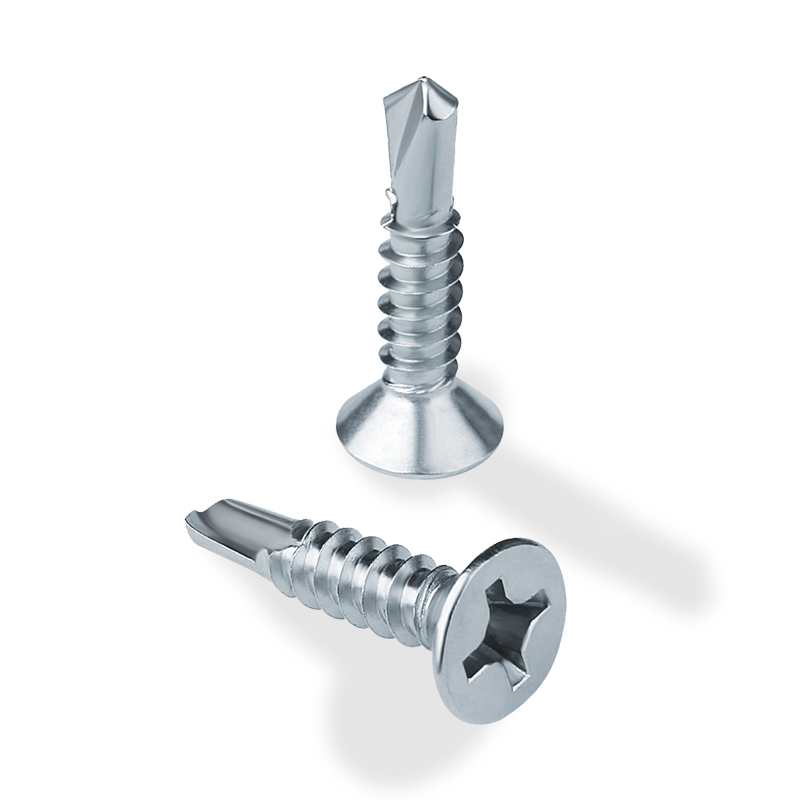 Countersunk head self drilling screw