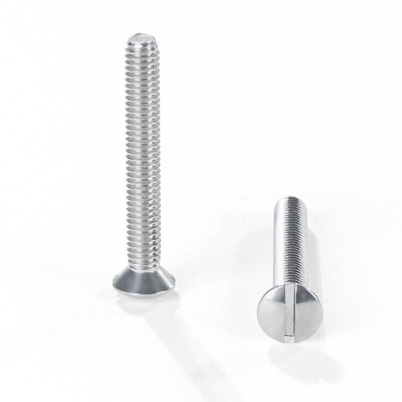 Raised countersunk machine screw