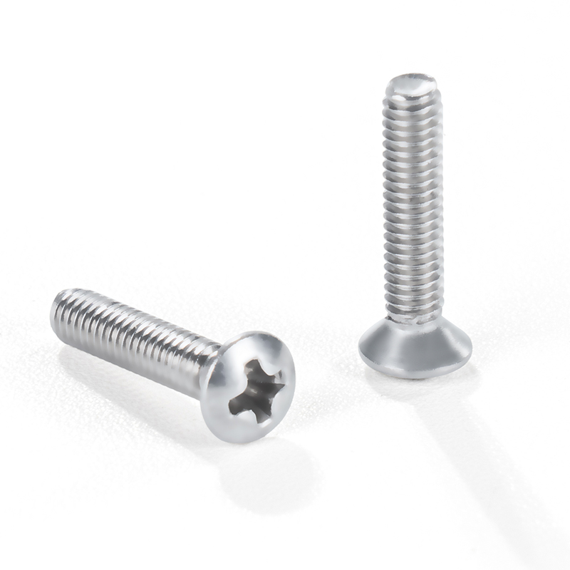 Raised countersunk machine screw